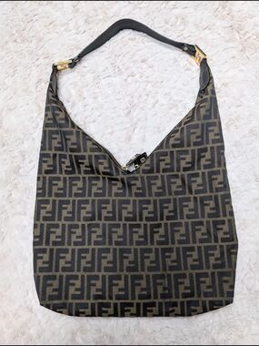 Fendi Vintage Zucca Hobo Bag